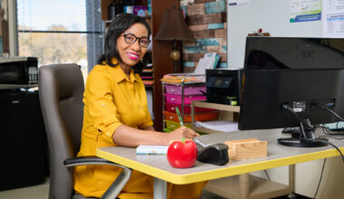 Montessori school counselor supports student development