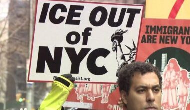 Anti-ICE protesters hold another rally, accuse NYPD of violating NYC's sanctuary city laws