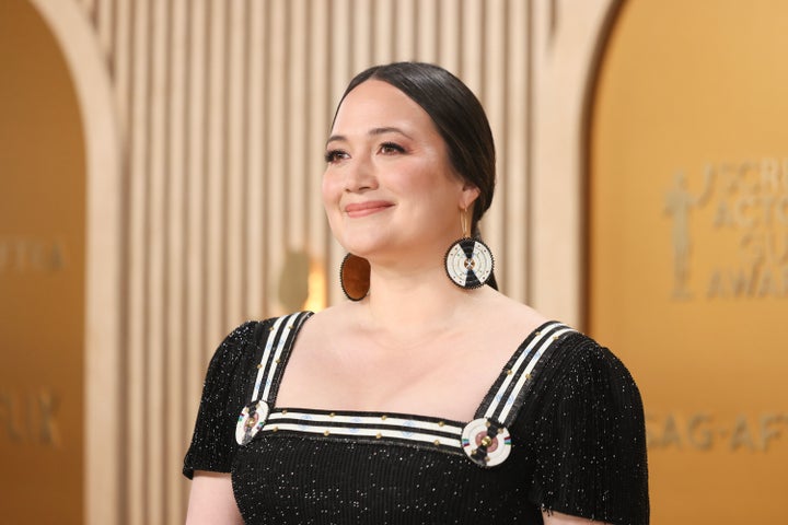 Lily Gladstone, here at February's Screen Actors Guild Awards, said bison were at the "center of everything" for Blackfoot people in a HuffPost interview about the new documentary, "Bring Them Home."