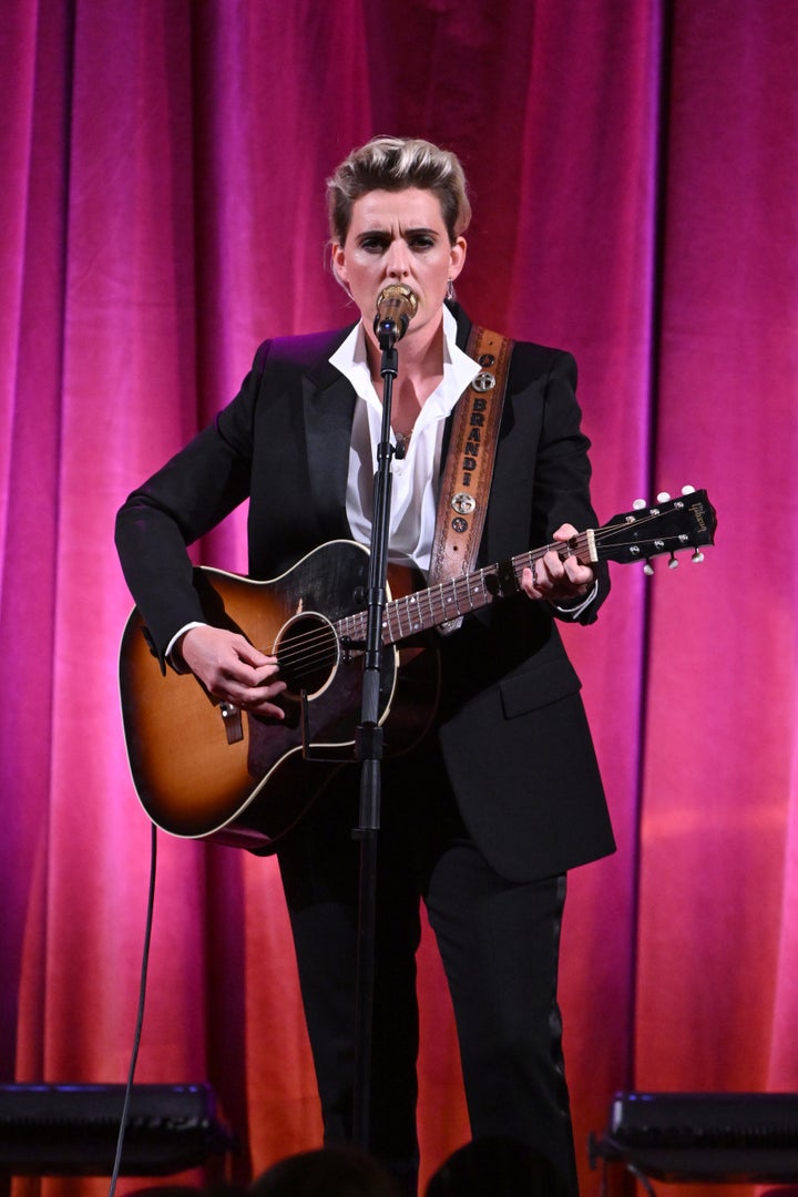 Singer-songwriter Brandi Carlile will take the stage to perform "America the Beautiful" at the 2026 Super Bowl in Santa Clara, California. 