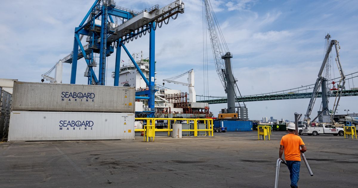 European cargo ships are rerouting to Philadelphia as Baltimore struggles to replace Key Bridge