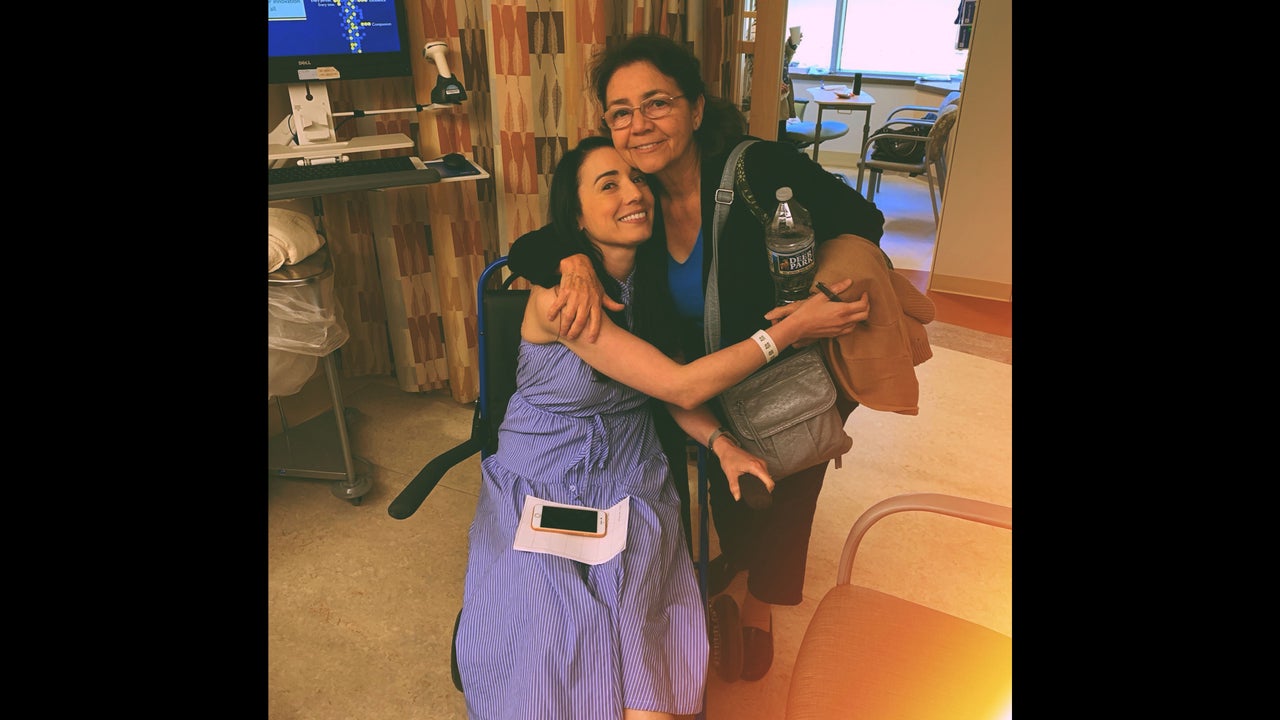 Diana Zepeda and her mom.