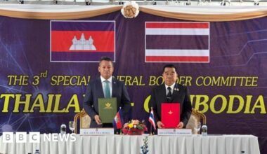 Thailand and Cambodia agree ceasefire after weeks of deadly clashes