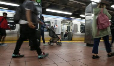 File photo of SEPTA's Market-Frankford Line in Center City.