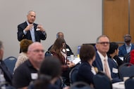 Victor A. Fishman, executive director of Texas Research Alliance, asked Peter Brodsky, CEO...