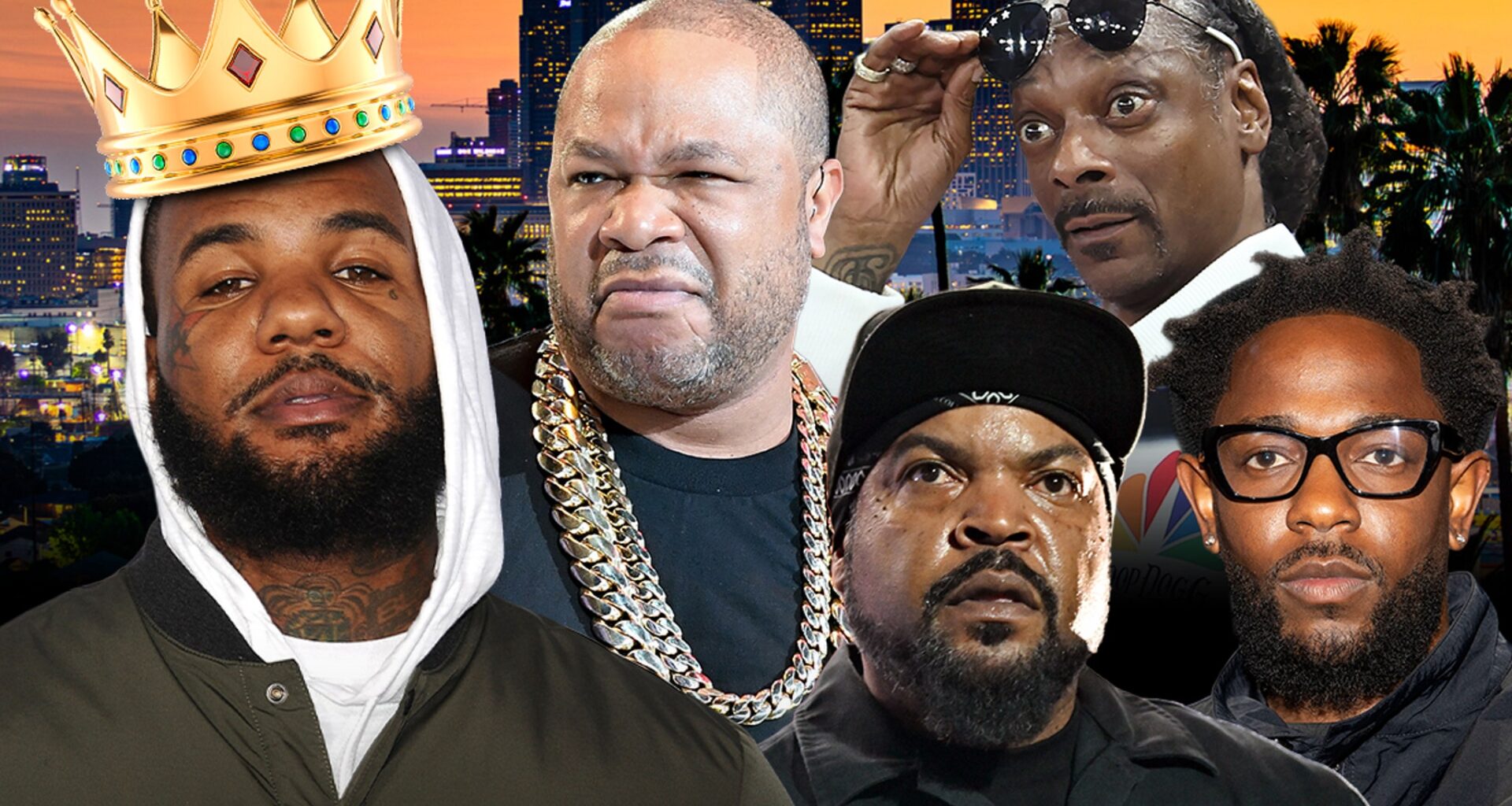 The Game Claims Title of 'King of West Coast' Over Kendrick Lamar, Ice Cube