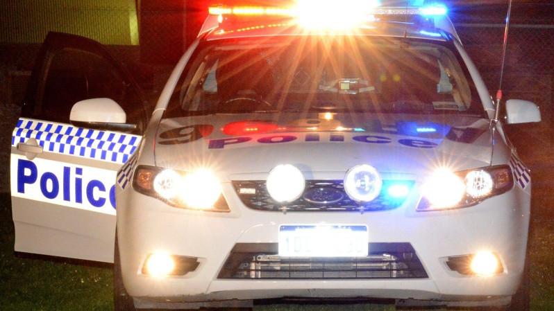 Driver taken to hospital after rubbish truck hits power pole, rolls on Reid Highway in Bennett Springs