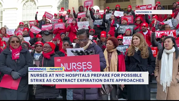 New York nurses prepare for possible strike as contracts are set to expire