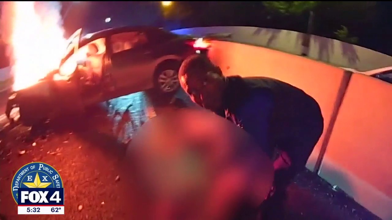 Footage captures rescue after fatal wrong-way collision