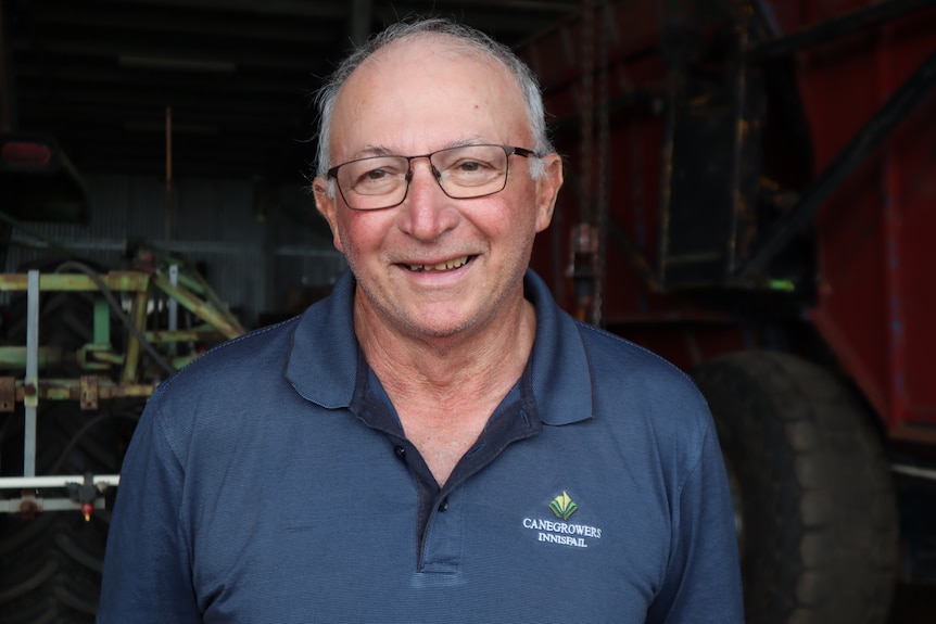 old man smiling at camera