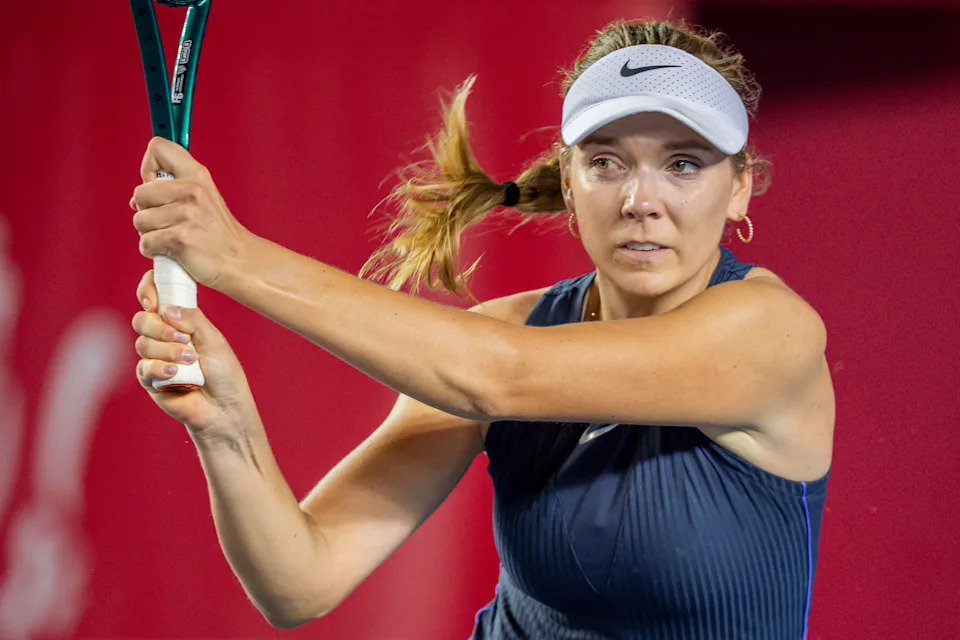 Seen here, British tennis star Katie Boulter.