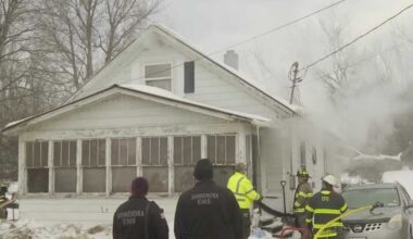 Multiple crews fight house fire in Cadyville, New York