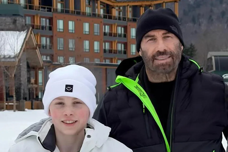 John Travolta/Instagram Ben Travolta and John Travolta