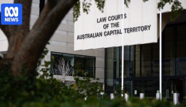 Woman appears in court after failing to 'keep the King's Peace' and allegedly biting ACT police officer's leg