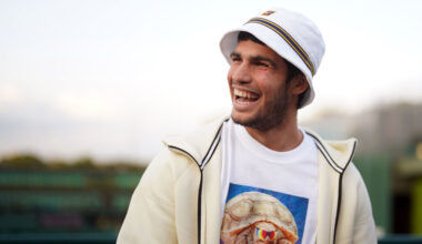 A relaxed Carlos Alcaraz