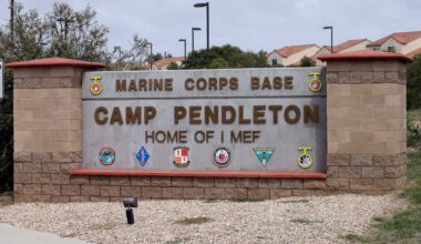 Marine dies in 'tactical vehicle' training accident at Camp Pendleton