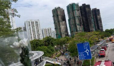 Netting on Hong Kong buildings that caught fire did not meet code – NBC New York