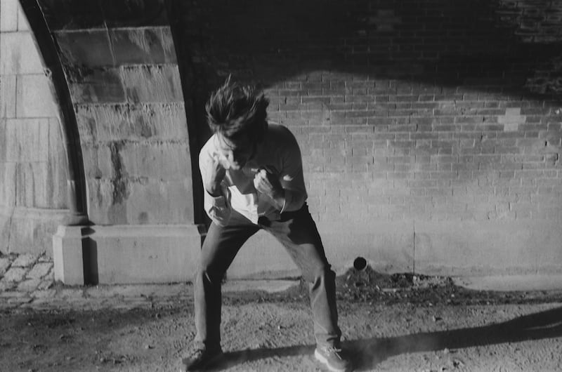 John Maus: As one review put it, he 'pogos, head-bangs, and gives vent to a succession of feral howls as he jack-knifes at the waist.' Photograph: Paul Maffi
