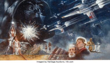 Painting that introduced ‘Star Wars’ to the world fetches $3.9M at Dallas auction