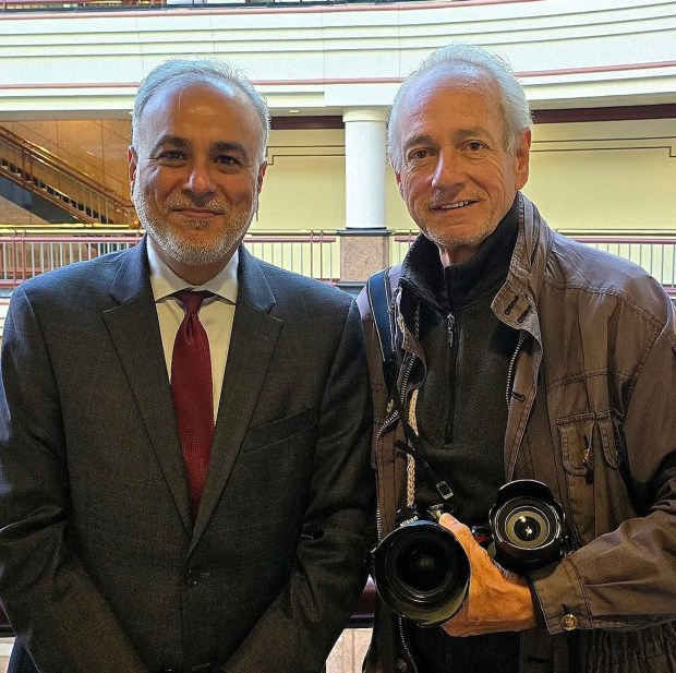 State Sen. Saud Anwar and award-winning photographer Phil Farnsworth are working together to capture the plight of those who are homeless in the city. 