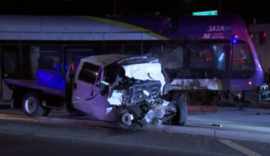 1 killed, 4 hurt in serious crash involving light rail in central Phoenix