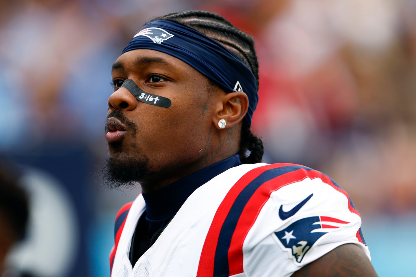 New England Patriots wide receiver Stefon Diggs.