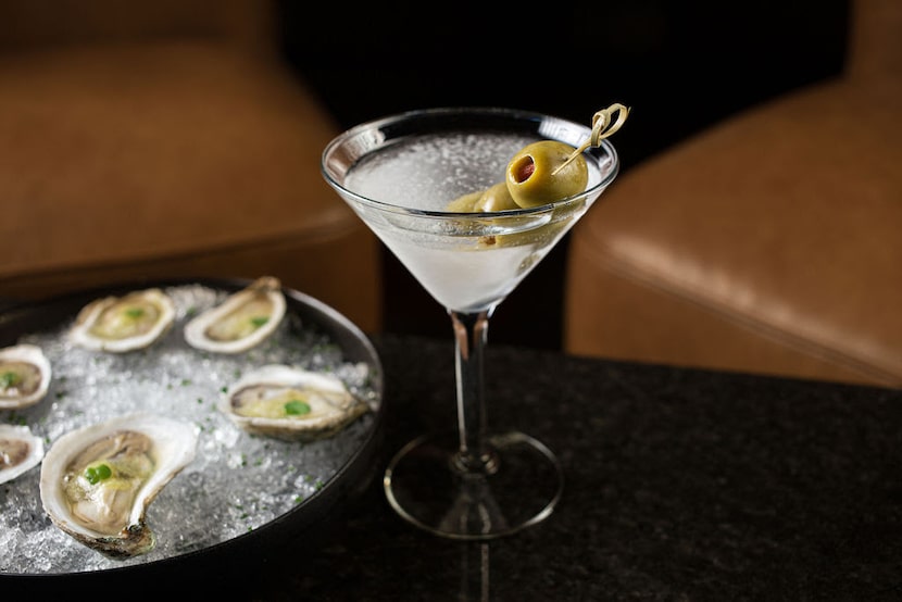 Martini and oysters at The Devonshire Club