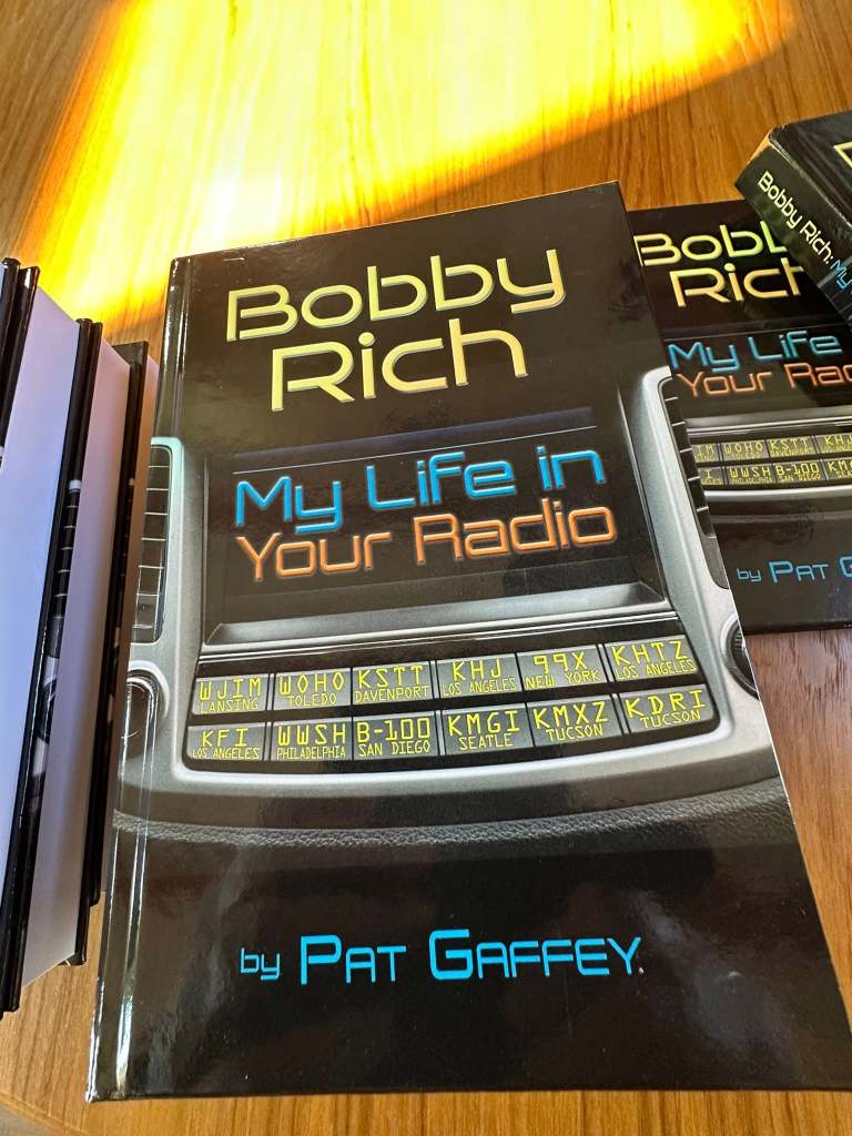 Cover of Pat Gaffney's book about Bobby Rich called "My Life in Your Radio." (Photo courtesy Rick Griffin/Marketink)