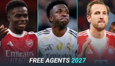 The best footballers out of contract in the summer of 2027