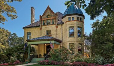 Outside the Fort Sheridan home