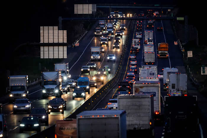 Data shows car crash risk increase of 65% on Sunday after Thanksgiving