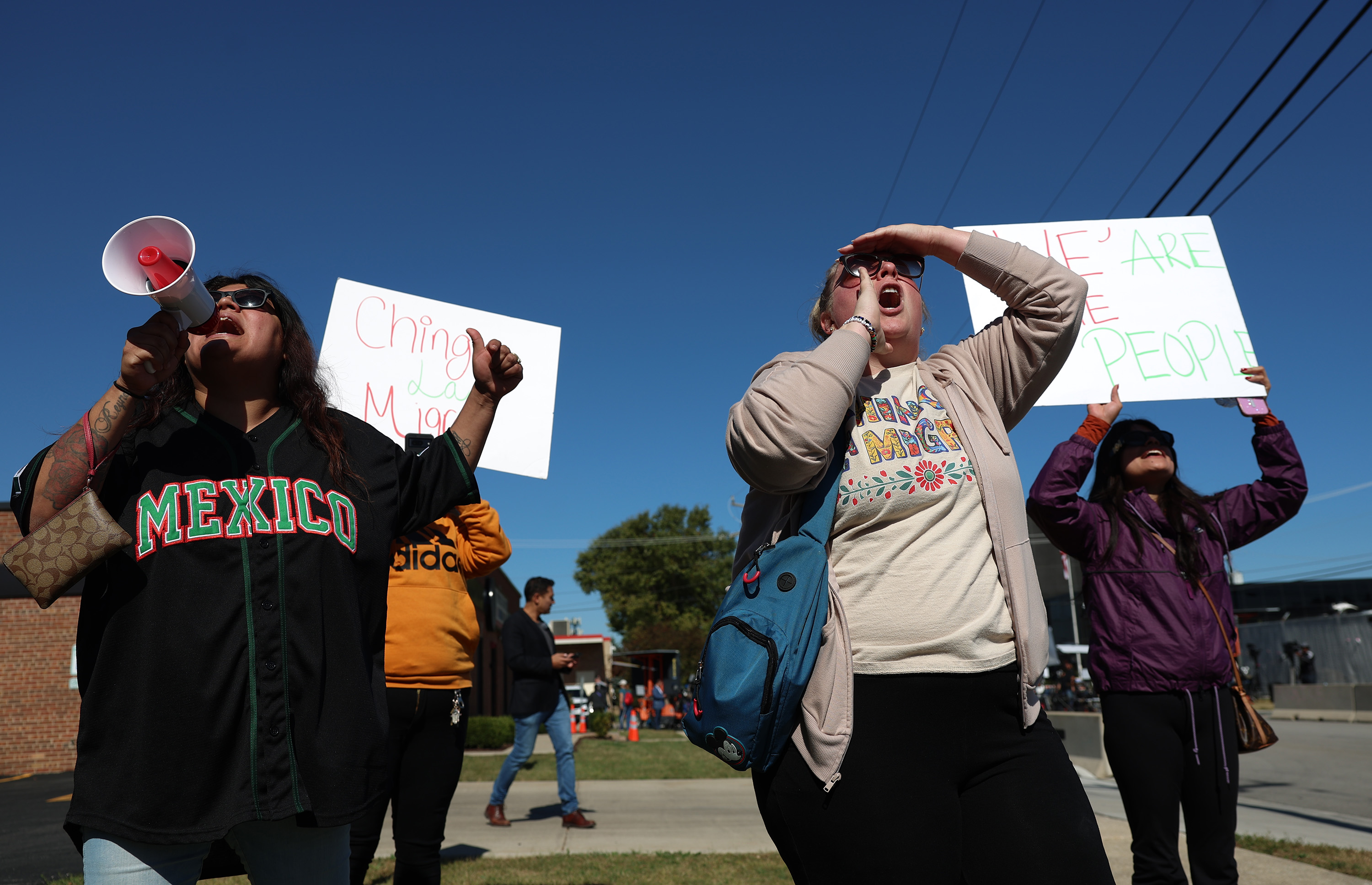 Zully Sotelo, from left, Eileen Alvarez, Kate Madrigal and Yohanna...