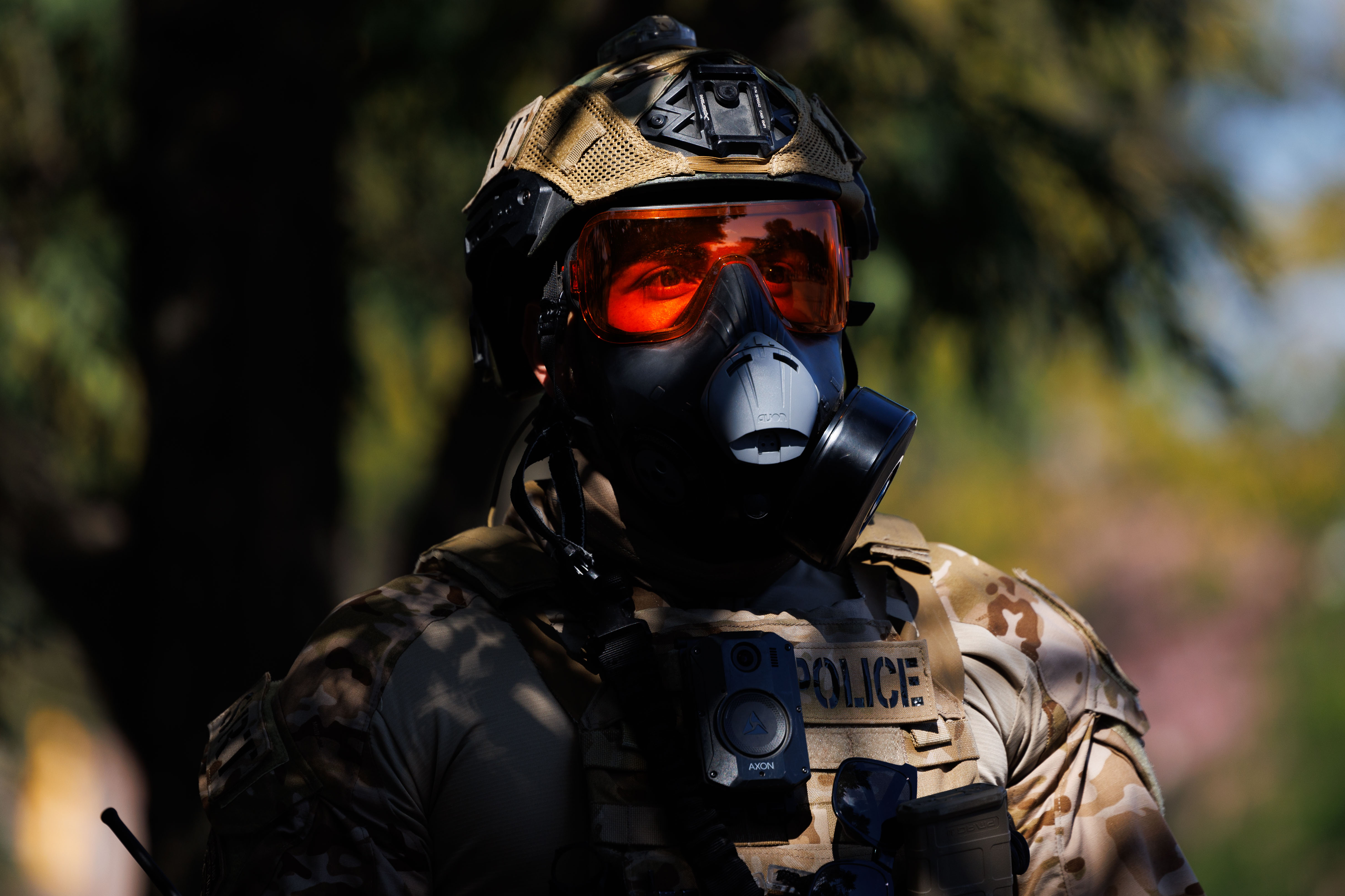 Federal agents are on the scene where community members and...