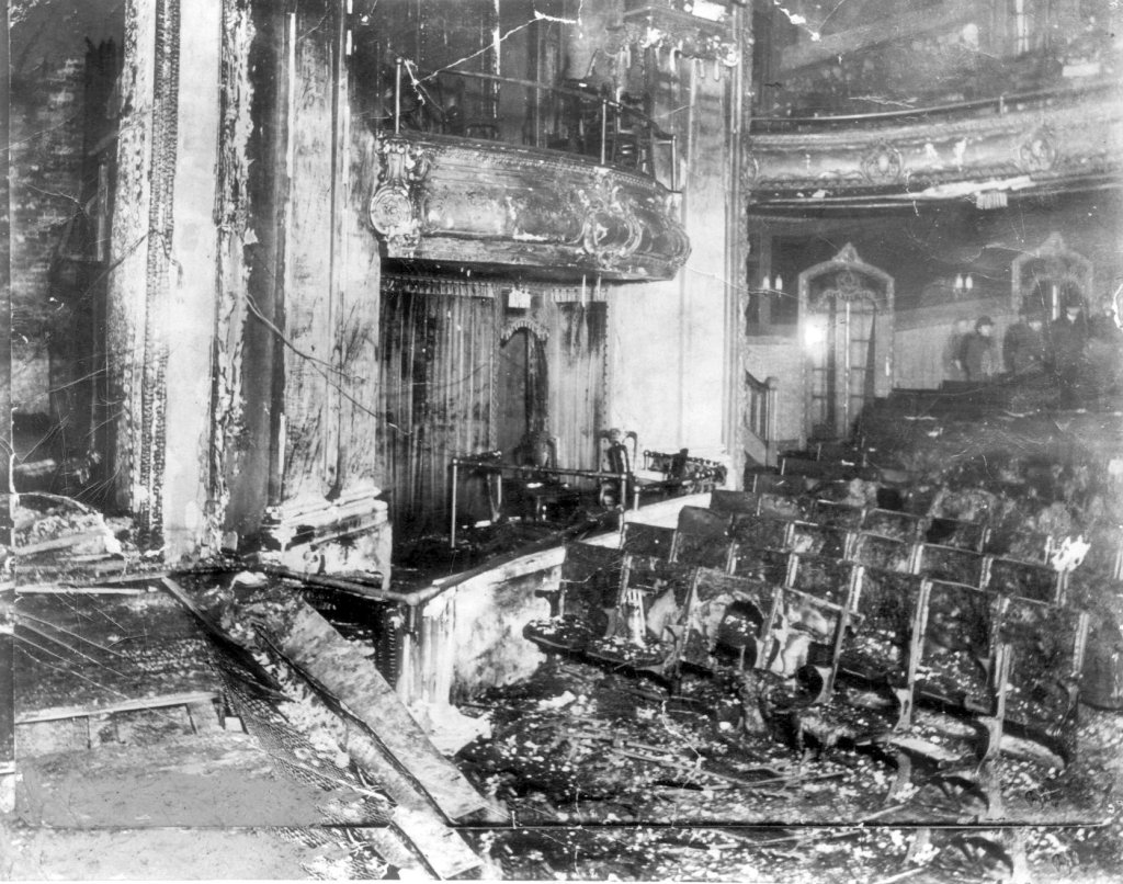 'Fireproof' Iroquois Theater set ablaze when light ignites curtain — more than 600 killed