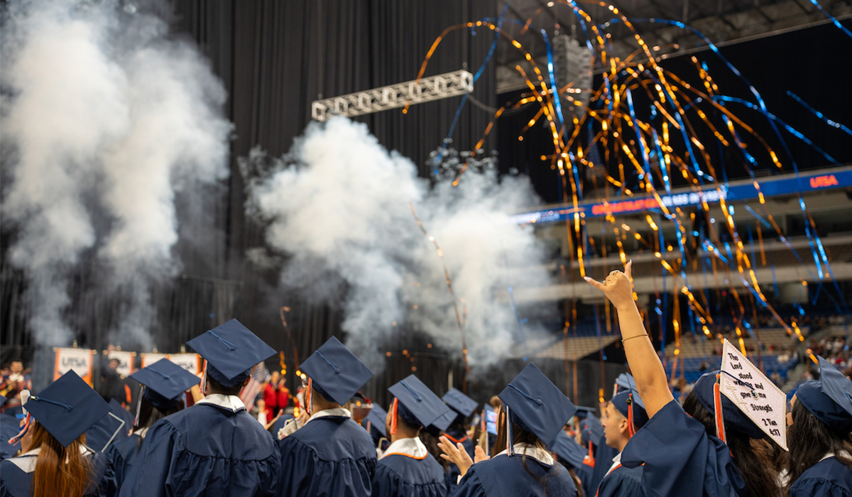 A look at how graduating students celebrate commencement the UT San Antonio way