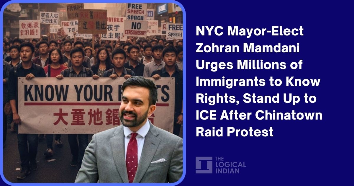 NYC Mayor-Elect Zohran Mamdani Urges Millions of Immigrants to Know Rights, Stand Up to ICE After Chinatown Raid Protest