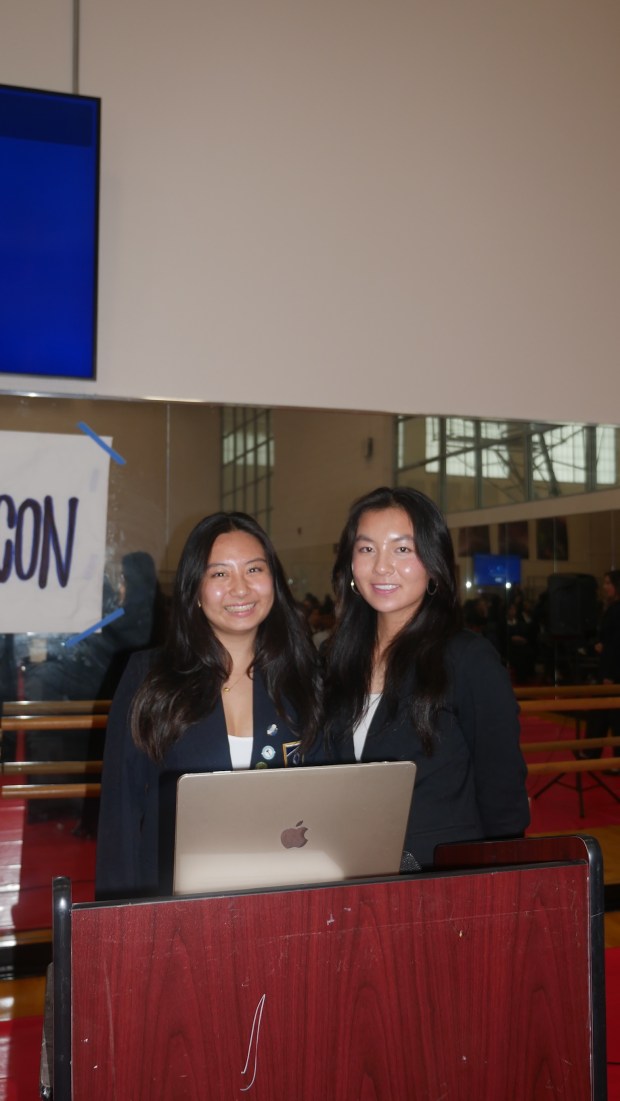 Presidents of Canyon Crest Academy and the hosts of the...