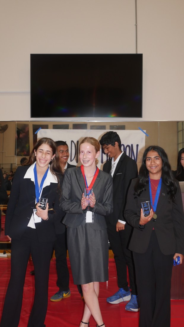 Winners in the Entrepreneurship Series at the San Diego DECA...