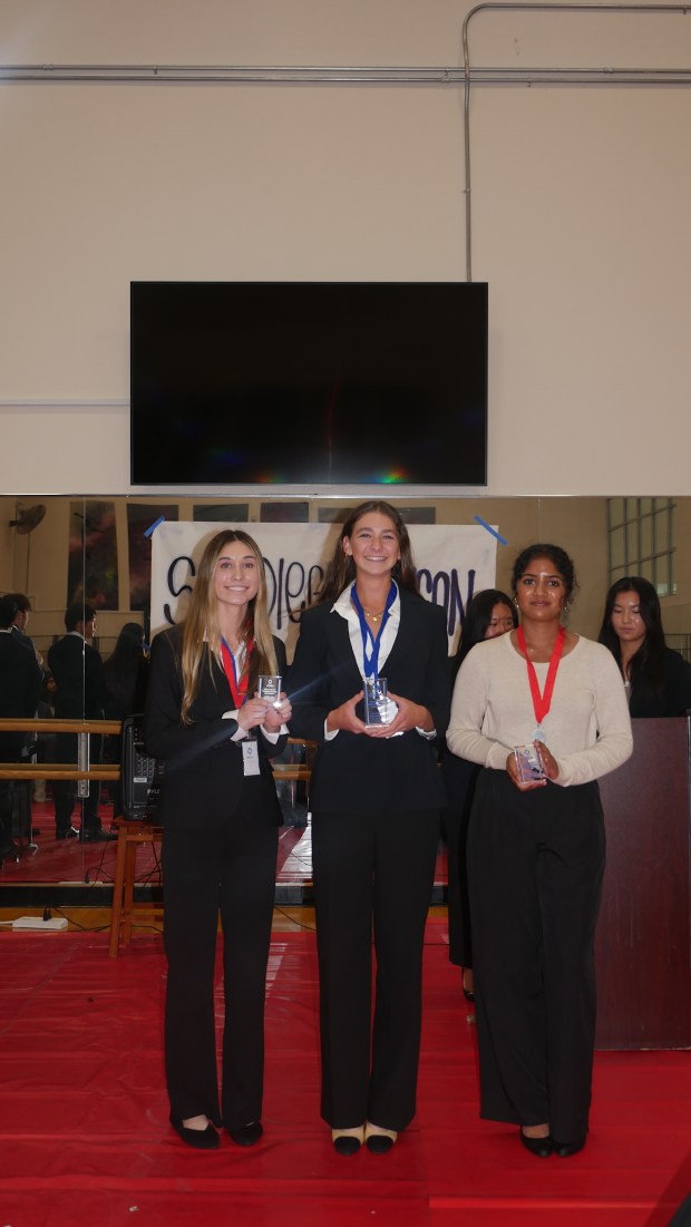 Sports and Entertainment Marketing Series third place winner Olivia Lee...