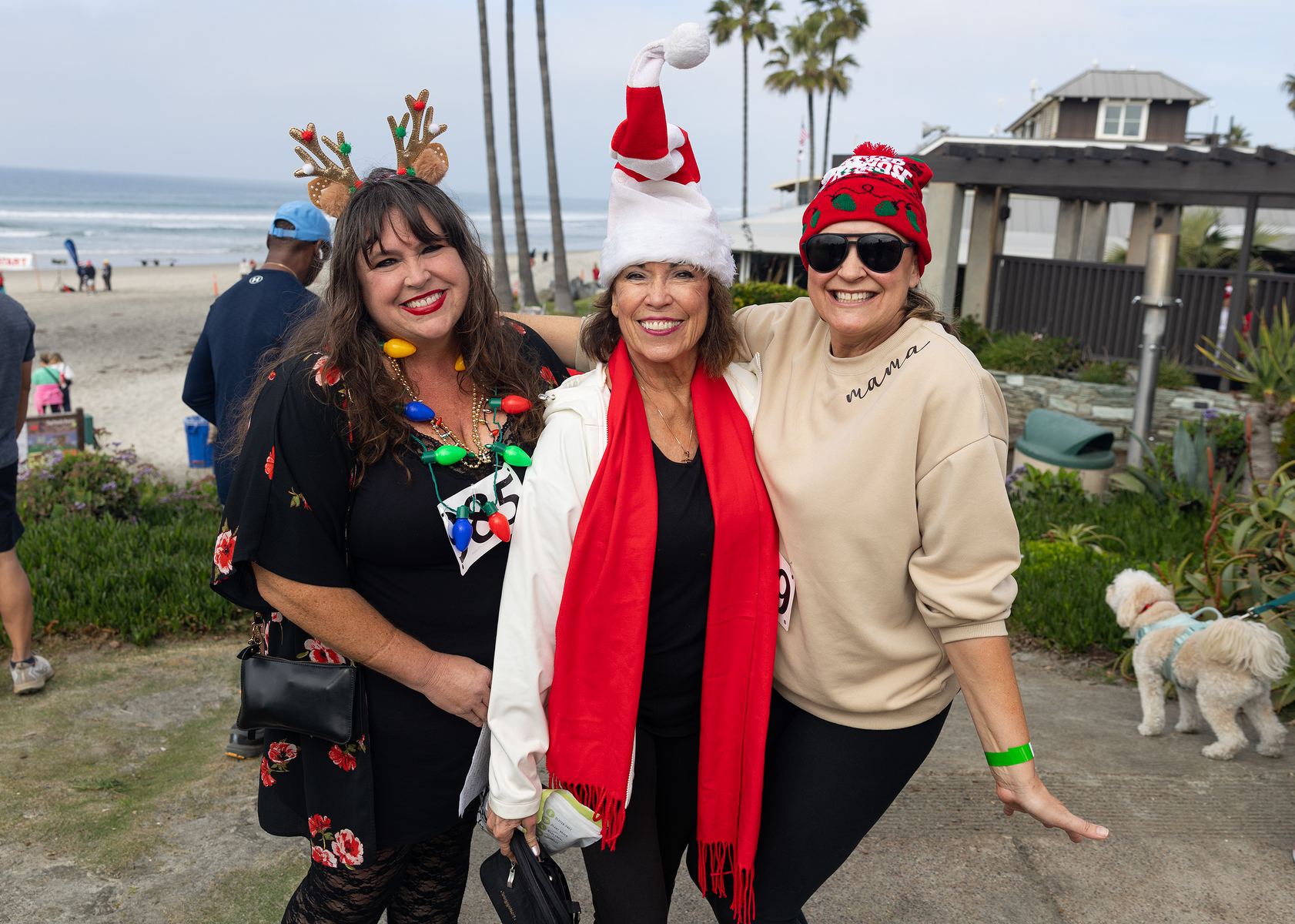 Dominique Valentino, Monica Valentino (on the Red Nose Run team...