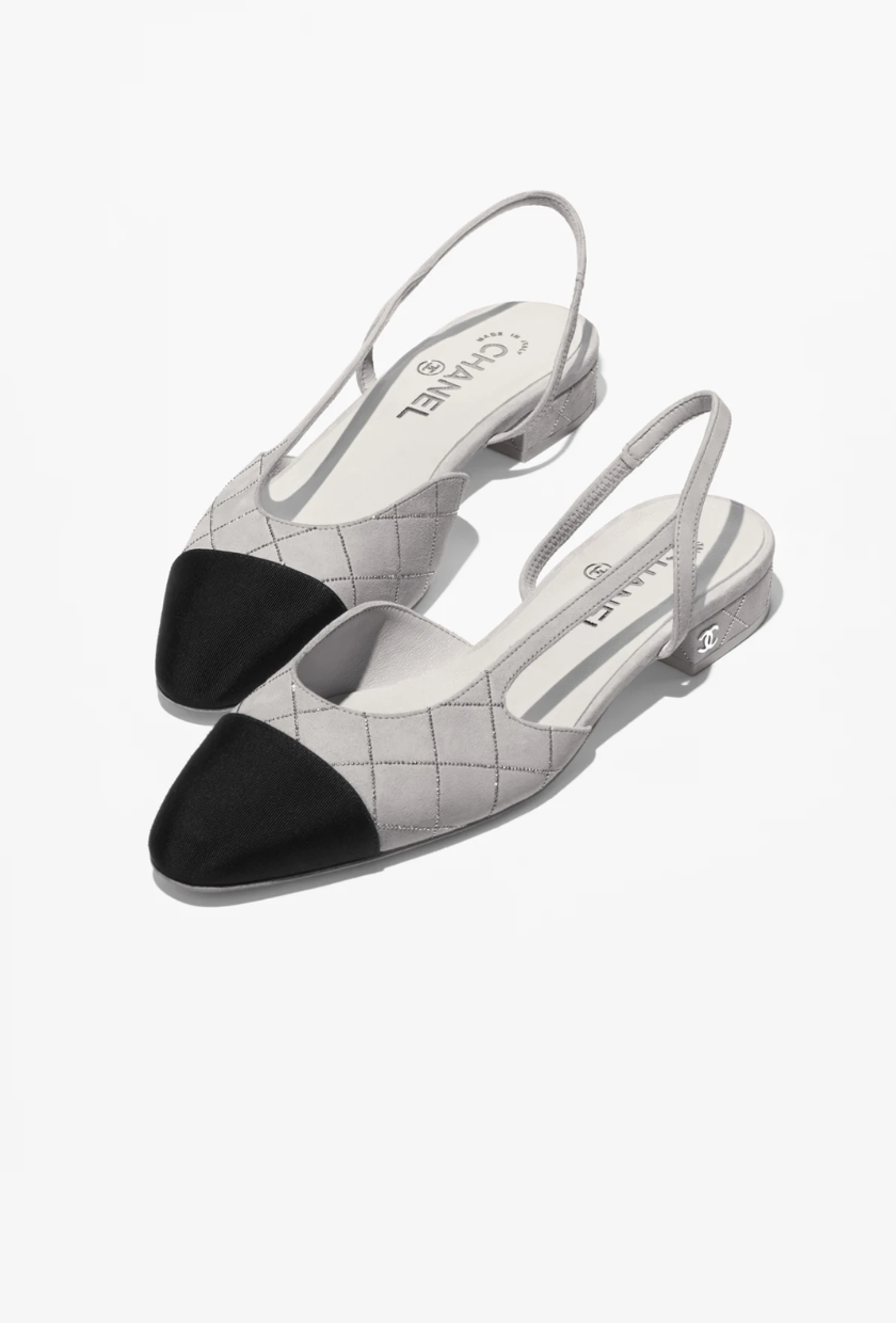 An image of Chanel slingbacks.