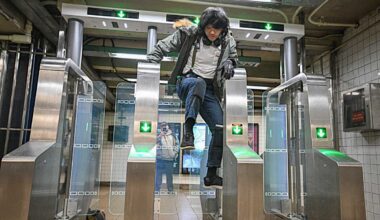 MTA unveils new blaring-alarm fare gates at busy NYC stations to fight fare evasion