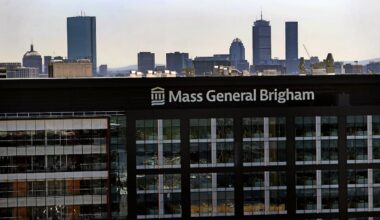 The Mass General Brigham corporate office in Somerville.
