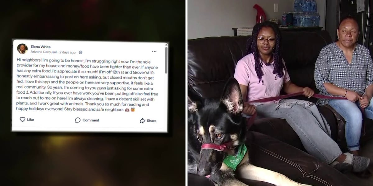 Phoenix mother, daughter get Christmas help from strangers after Nextdoor post