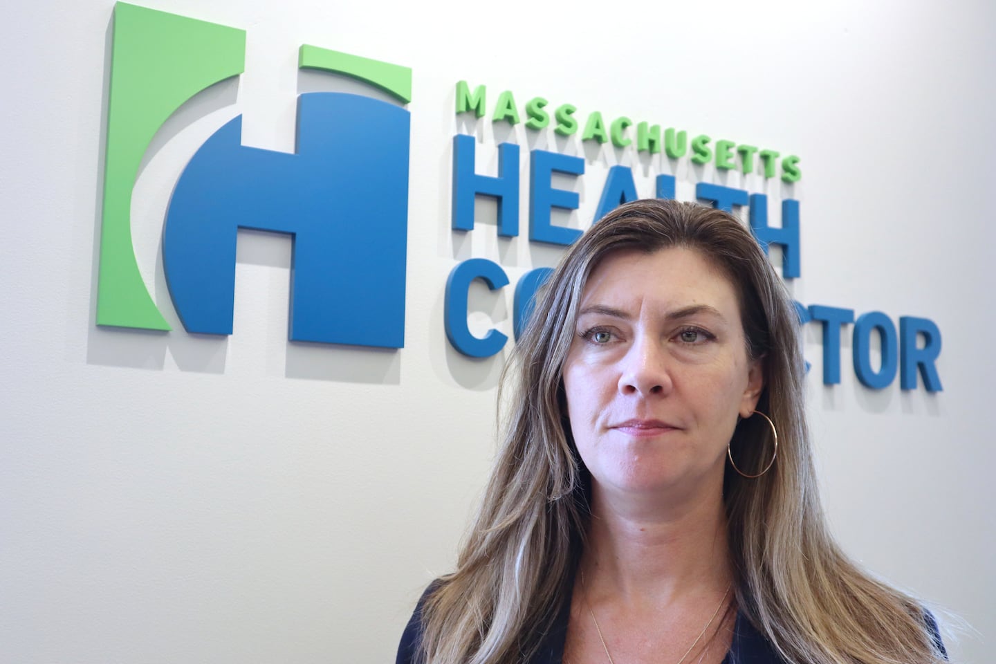 Massachusetts Health Connector Executive Director Audrey Morse Gasteier posed for a portrait in the state health insurance marketplace's office in Boston on July 2.
