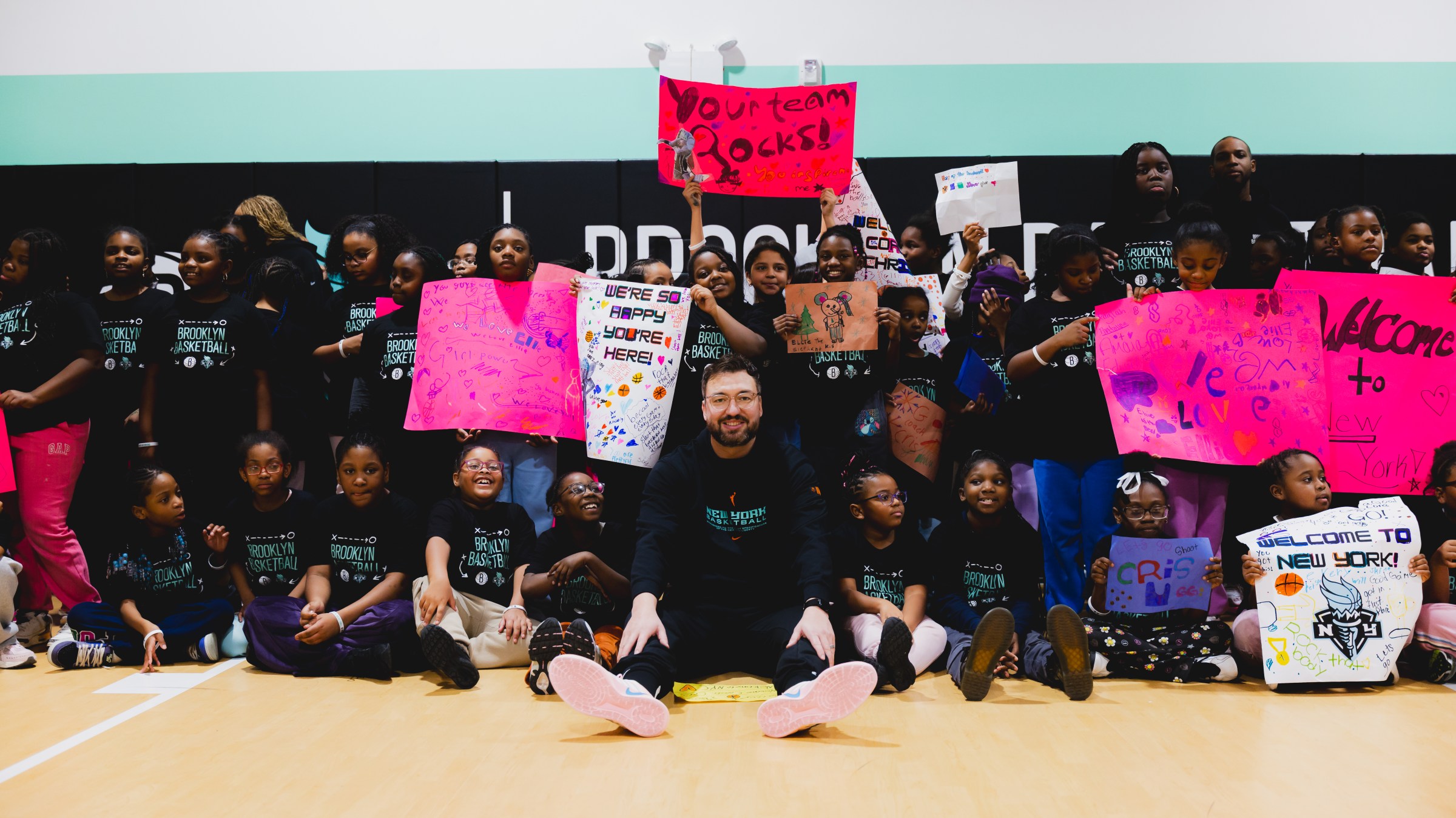 December 10, 2025; The New York Liberty officially announce Chris DeMarco as the 10th Head Coach of the franchise at Barclays Center Arena (Photos by. Brandon Todd/New York Liberty)