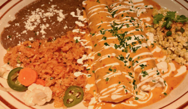 Seafood enchiladas at El Molino