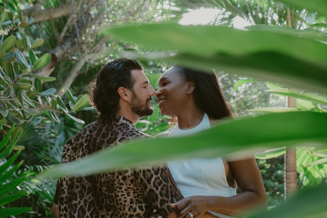 Venus Williams celebrates engagement to Andrea Preti with tropical photo shoot