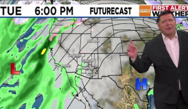 Rain chances could bring a wet Christmas to parts of Arizona