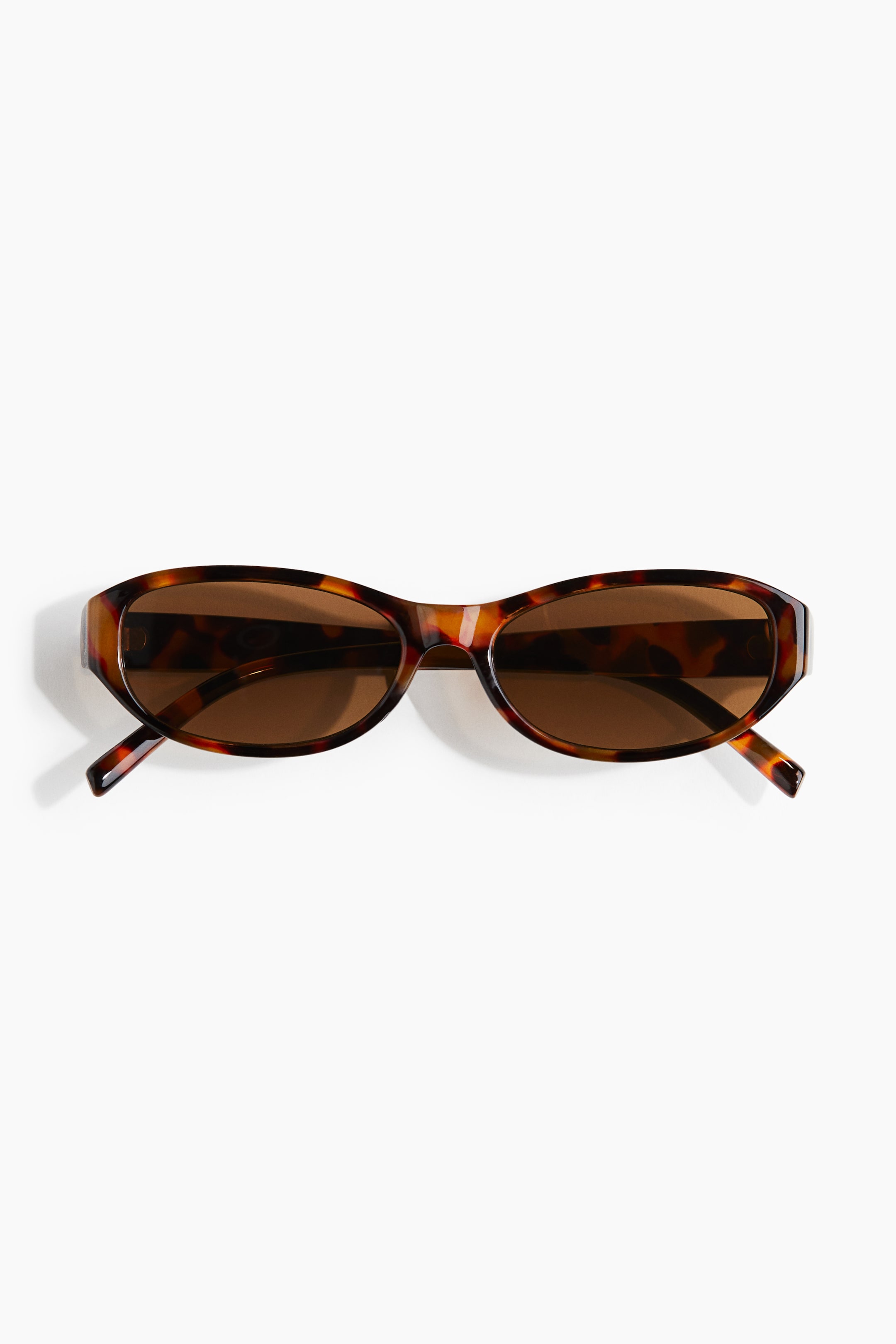 Oval Sunglasses - Brown/tortoiseshell Pattern